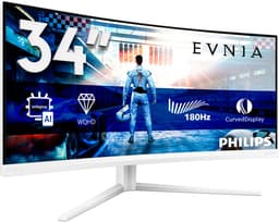 Philips Evnia 34M2C5501A - QHD Curved Ultrawide Gaming Monitor - Ambiglow - 180Hz - 34 inch — thumbnail 12