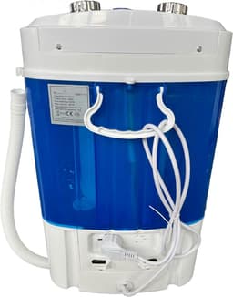 Nexvo® Camping Wasmachine - Mini Wasmachine - Wasmachines - Capaciteit van Kleding 3 kg - Laag Water- en Energieverbruik - Wit - 36cm x 37cm x 53cm — thumbnail 4