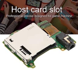Speelcartridge slot, metalen host kaartslot + ABS, cartridge houder, hoofdtelefoon jack, voor switch console — thumbnail 5