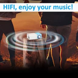 Dailygoods - Draagbare 1080p FHD Projector met Ingebouwde Luidspreker — thumbnail 2