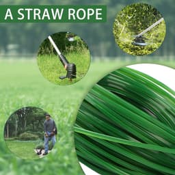 Cosensi - Dailygoody - Grassnijder - Trimmerlijn - Robuust nylon - 50 m - Nylondraad - Geschikt voor tuinieren, bosmaaier, grasmaaier - Groen — thumbnail 3