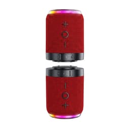 Ryoudavell - 2-in-1 Magnetische Bluetooth Speaker - Splitsbare Draadloze Luidspreker - Bluetooth 5.4 & TWS - RGB LED Verlichting - 2000mAh Batterij - Rood — thumbnail 1