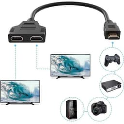 HDMI-splitterkabeladapter/converter voor dvd-spelers/HDTV's/lcd-monitoren en projectoren. — thumbnail 1