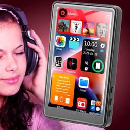 X20 MP3-speler met Bluetooth, 4.0 HD Full Touchscreen Muziekspeler, Lossless HiFi-geluid, Geheugenuitbreiding tot 256 GB, Draagbaar voor sport en studie (Zwart，16GB) — thumbnail 4
