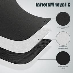 Hittebestendige Siliconen Mat 60 x 40 cm voor Airfryer, Koffiezetter en Oven - Antislip, Waterdicht en Vuurvast voor Keukenoppervlak — thumbnail 5