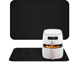 Hittebestendige Siliconen Mat 60 x 40 cm voor Airfryer, Koffiezetter en Oven - Antislip, Waterdicht en Vuurvast voor Keukenoppervlak