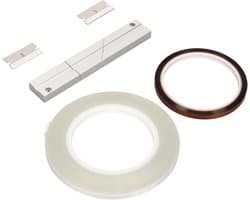 Tape Splicing Set 1/4 10 Inch - Universele Splicing Tape en Blok Kit voor Reel To Reel Tape Recorders, Anodized Afwerking, Perfect voor Audioreparaties