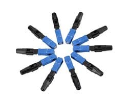 Adapter voor SC Connector - Fiber Optic Quick Connector, SC Fast Connector en SC Fiber Optic Adapter - 10 Stuks voor FTTH en ODF toepassingen
