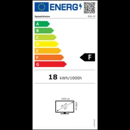 SplashVision® Waterdichte badkamer TV - ESI-22B Android LED Badkamer TV Wit — thumbnail 2