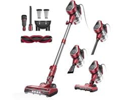 VACTIDY Blitz C8 - Stofzuiger met snoer - 200 AW, 70 kPa, 500 W - 7 m lang snoer (bereik 160 m²) - 1,5 liter inhoud