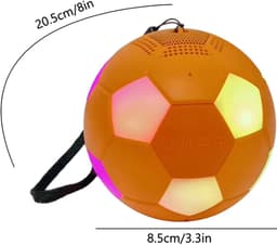 Bluetooth Speaker - Draadloze Muziek Box - Voetbal Vorm Bluetooth Speaker - Met RGB Verlichting - Leuke Voetbal Vorm Luidspreker - Draagbare Mini Luidspreker - Wereldkampioenschap 2026 - Cadeau voor Voetballiefhebbers - Ideaal voor Feestjes, Camping — thumbnail 3