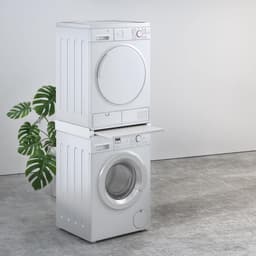 RONN® Tussenstuk Wasmachine Droger - Stapelkit - Tussenstuk Wasmachine en Droger - Tussenstuk Wasmachine Droger Wit- Tussenstuk Wasmachine Droger Aeg - Wit - 60cm x 72cm x 10cm — thumbnail 11
