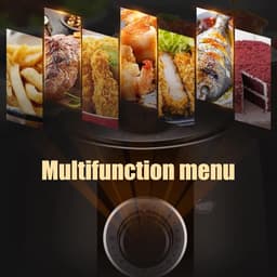 Mini heteluchtfriteuse 2.6L Olievrije heteluchtfriteuse Huishoudelijke automatische friteuse Olievrije vetarme elektrische friteuse [Energieniveau A+++] Double the comfort — thumbnail 2