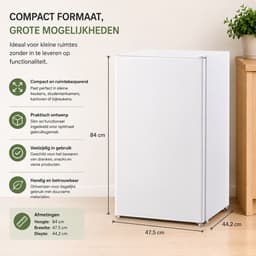 Celestul Koelkast - 91L - Tafelmodel - IJskast - Frigo - Vrijstaand - Zwart — thumbnail 3