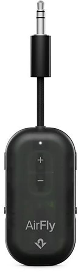 Twelve South AirFly Pro 2 – Geniet van In-Flight Entertainment met Draadloze Hoofdtelefoons – Koppel Twee Sets Draadloze Hoofdtelefoons voor Gedeeld Luisteren – Meer dan 25 Uur Batterijduur - Zwart — thumbnail 3