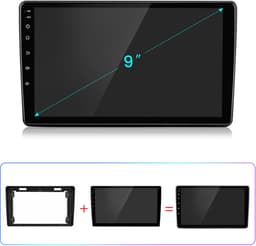 JUNSUN Android 15 Autoradio Geschikt voor Citroën Berlingo 2 (B9) 2008-2019 - 4GB+64GB - Draadloze CarPlay & Android Auto - GPS-navigatiesysteem met Achteruitrijcamera - Bluetooth - 9-inch Touchscreen - WiFi - Stuurwielbediening - RDS- USB — thumbnail 2