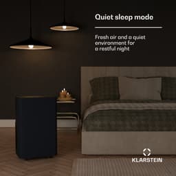 Klarstein Mobiele Airco AireLux Draagbare Airconditioner - 14.000 BTU, Smart App & Voice Control, voor kamers tot 30 m², 4-in-1 Koelen, Ontvochtiger, Ventilator & Slaapstand, Stil, Window Kit Inbegrepen, Donkergrijs — thumbnail 10