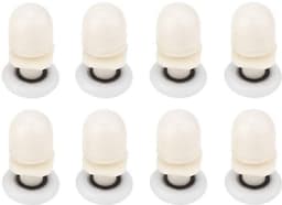 8-delige Kunststof Schuifdeurwiel, Schuifdeurrollen vervanging voor Badkamer Glazen Deur met Eenvoudige Installatie (25mm) — thumbnail 1