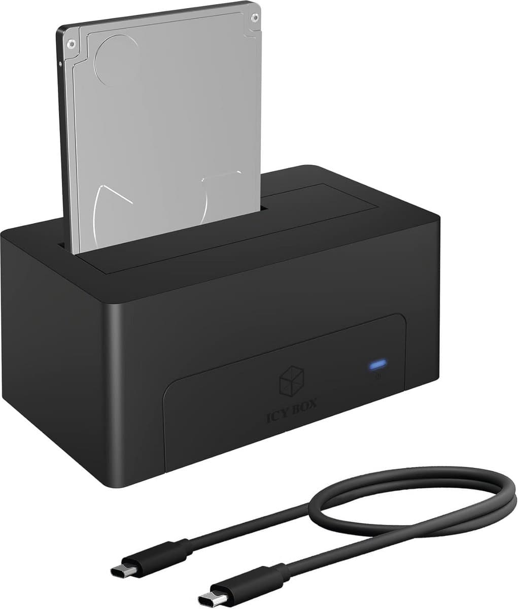 Harde Schijf Dockingstation - Externe Schijf Station - Data Toegang - Plug & Play - 25 & 35 inch - Zwart — afbeelding 1