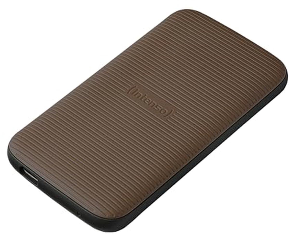 Externe SSD - Portable Drive - Snelle Data Opslag - Super Speed USB - 2 TB - Bruin — afbeelding 1