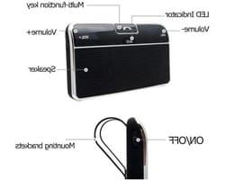 Draadloze Bluetooth Auto Speakerphone - Universele Compatibiliteit met iPad en Samsung Galaxy, Geschikt voor Android Apparaten