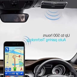 Draadloze Bluetooth Auto Speakerphone - Universele Compatibiliteit met iPad en Samsung Galaxy, Geschikt voor Android Apparaten — thumbnail 3