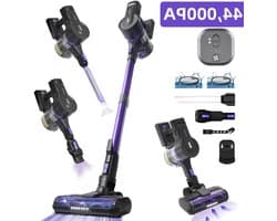 Draadloze Steelstofzuiger – Steelstofzuiger – Snoerloze Stofzuiger – Handstofzuiger – Accu Stofzuiger – 2500 mAh Batterij – 1,2 Liter Stofbak