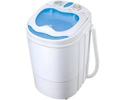 DnA® Mini Wasmachine - Camping Wasmachine - Kleine Wasmachine - Blauw/Wit - ‎4cm0 x 35cm x 55cm