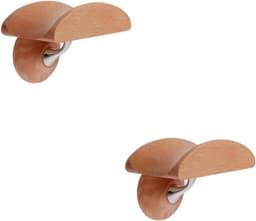 Koptelefoonstandaard Hout - Headset Houder - Aan Muur - Massief Hout Aluminium - 10 x 8 x 6.3 cm - Houtkleur — thumbnail 1