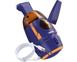 Draadloze Handstofzuiger - Compact Space Model - Mini Bureau Stofzuiger - Desktop Kruimeldief - Bureau Reiniger voor Stof & Snippers - Met Borstelzuigmond - USB-C Oplaadbaar - Blauw