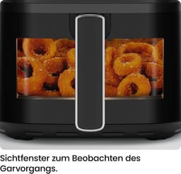 Digitale Heteluchtfriteuse - Compacte Airfryer - Snel Gezond Koken - Kijkvenster en Hi-Fry - 57 Liter Capaciteit - Zwart — thumbnail 4