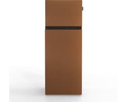 NUNKI MEDIUM-FBRO / Brushed Bronze Design Koel-vriescombinatie - 206L - E-label - Front in kleur