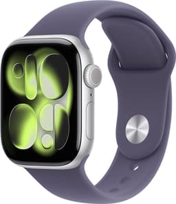 Apple Watch Series 11 gps - 42mm aluminium Case - Purple Fog Sport Band M/l Smartwatch Silver — thumbnail 3