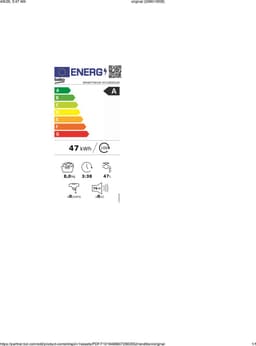 BEKO BM3WFT3841W -1 Vrijstaand Wasmachine 1400rpm + 3 Jaar Gratis Extra Garantie — thumbnail 3
