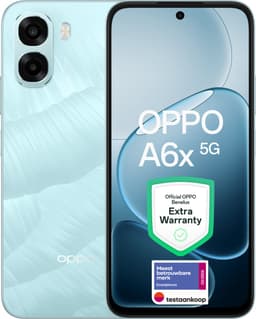 OPPO A6x 5G 4+128GB Ice Blue - Extra Garantie — thumbnail 1