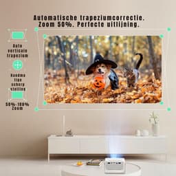 RUX® Mini beamers - Projector - Mini beamer - Wit - 14cm x 11cm x 6cm — thumbnail 3
