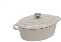 Nois Tierra Serie - Ovale Gietijzeren Pan - 34cm - 6,5L - Crème — thumbnail 1
