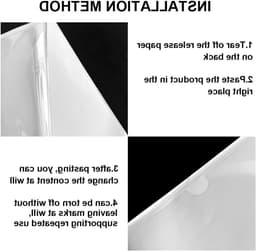 Zelfklevende Transparante Etikethouder - 6 Stuks Horizontale Kaartsleeves voor Organisatie en Classificatie in Kantoor en School (Binnenmaat: 21x29,7 cm) — thumbnail 2