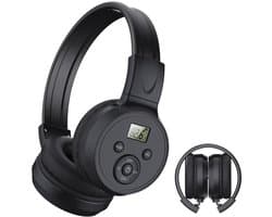 longziming -Fm Radio Hoofdtelefoon - Draagbare Ontvanger - Stereo Headset - Digitale Fm Afstemming - Geluidsisolerend Design - Kunststof Met Zachte Kussens - Lichtgewicht Opvouwbaar - Ideaal Voor Onderweg - 1 Stuk