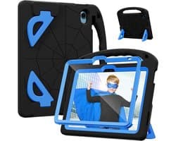 Kinderen iPad Hoes - Kindvriendelijke Beschermhoes - Tablet Beschermen - Schokbestendig EVA Materiaal - 11-inch - Zwart Blauw
