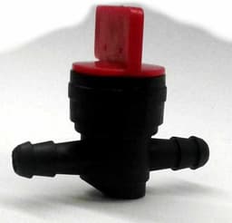 Brandstofafsluitklep grasmaaier – Benzinekraan met 2 klemmen, geschikt voor 6-8 mm slang — thumbnail 2