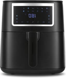 Heteluchtfriteuse - Airfryer Mini Oven - Vetarm Koken - Touchscreen Bediening - 65 Liter - Matzwart — thumbnail 1