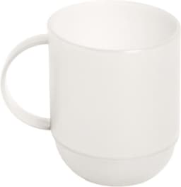 Witte Keramische Mok 350 ml - Geschikt voor Magnetron en Vaatwasser — thumbnail 1