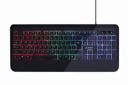 Gembird Gaming toetsenbord - RGB Led verlichting - Ultra slim Gaming keyboard voor Gaming PC — thumbnail 1