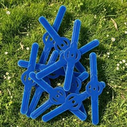 Snoeidraad Grasmaaier - Snijder Kop - Gazon Onderhoud - Zware Uitvoering - 100 Stuks - Blauw — thumbnail 2