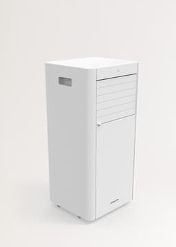 CREATE - Mobiele airco 4-in-1 WiFi 9000 BTU met warmtepomp - Wit - Met afvoerset voor schuifraam - SILKAIR DUAL CONNECT 9000 — thumbnail 2