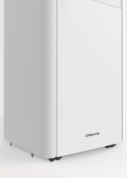 CREATE - Mobiele airco 4-in-1 WiFi 9000 BTU met warmtepomp - Wit - Met afvoerset voor schuifraam en draai-kiepraam - SILKAIR DUAL CONNECT 9000 — thumbnail 3
