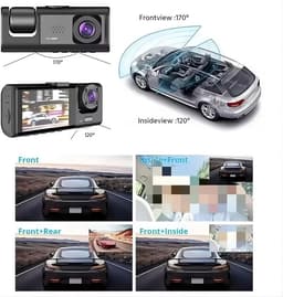 Dubbele Dashcam - Auto Camera - Veilige Ritten - Full HD Nachtzicht - 32 GB Inclusief - Zwart — thumbnail 5