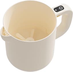 Elektrische Keukenmixer - Draagbare Garde - Koken en Bakken - Zelfreinigend Mechanisme - 1 Liter Kom - Beige — thumbnail 1