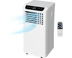 Auronic Mobiele Airco - 10.000 BTU - 4-in-1 - Airconditioning met 2 Raamafdichtingskits - Ventilator - Ontvochtiger - Tot 25m² - Wit